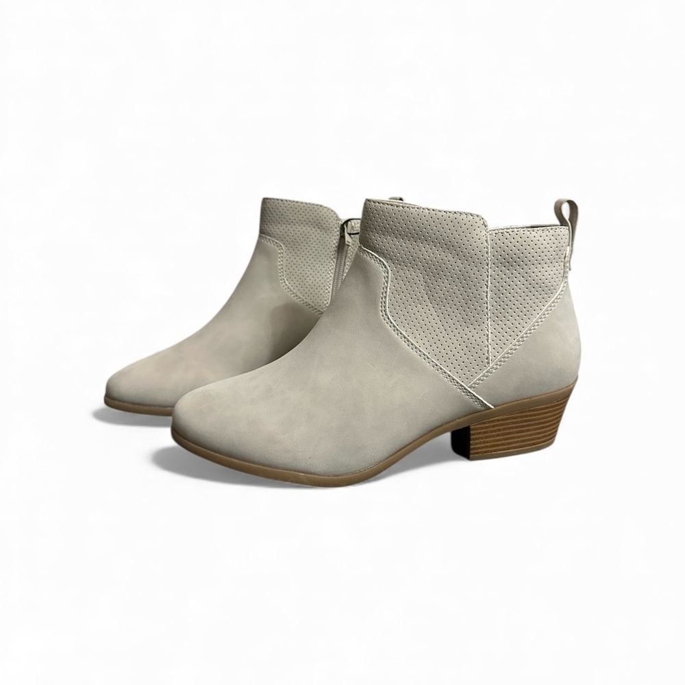 Arizona Jean Co Lambray Heeled Booties Women’s Fashion Boots Stone Gray 8.5 M